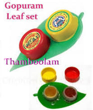 Load image into Gallery viewer, Thamboolam (Haldi/Kumkum) Leaf Set (20 Pieces)
