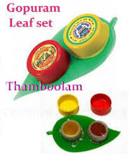 Load image into Gallery viewer, Thamboolam (Haldi/Kumkum) Leaf Set (20 Pieces)