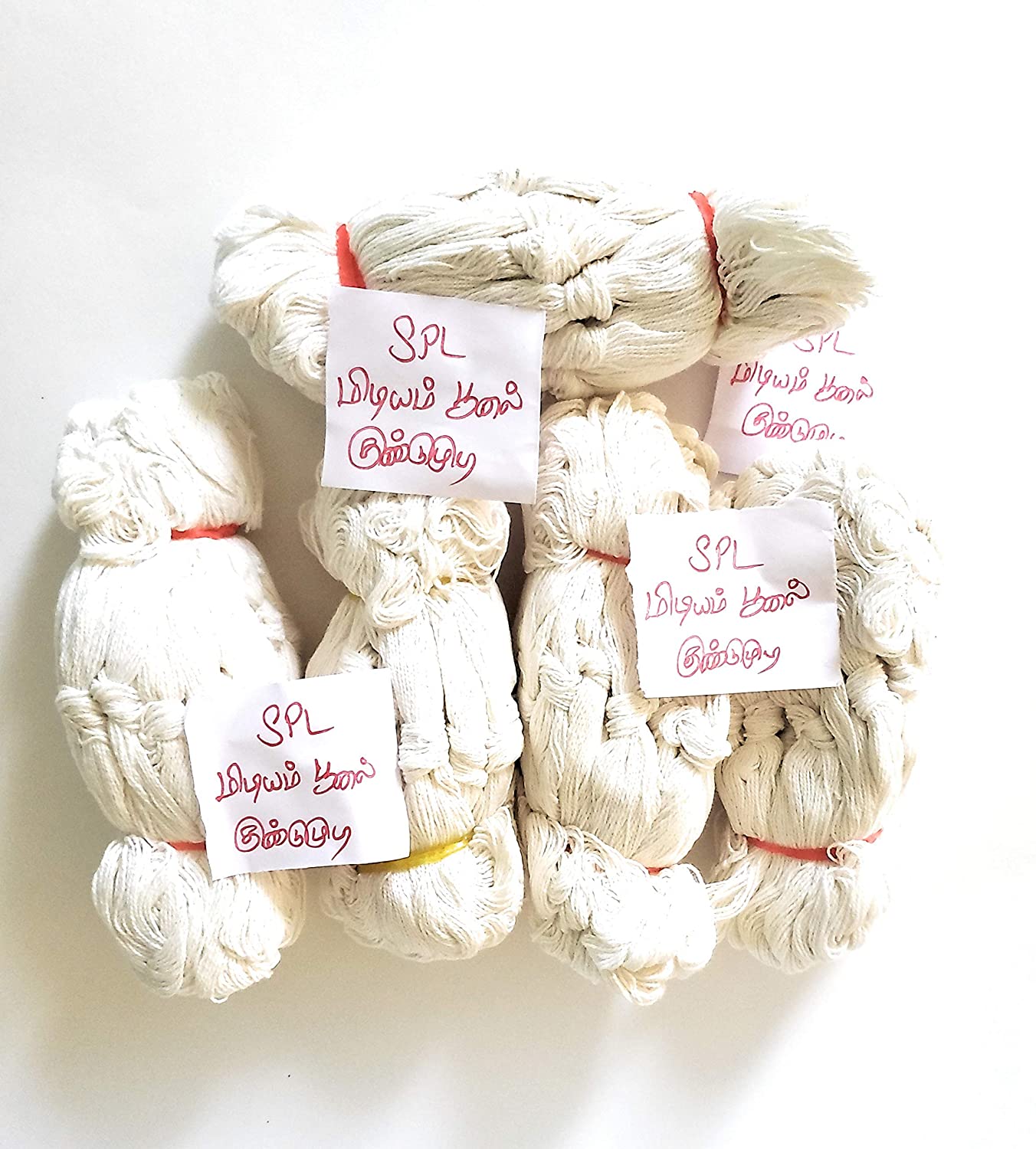 Janjam Thread Janoi,Sacred Thread,Yagnopavit,Janeau,Poonal,Jandhyam,Janivara (5 Pack ...